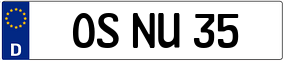 Truck License Plate
